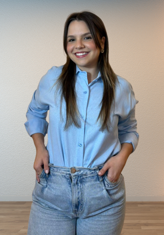 Camisa Primavera - Linho com Algodão